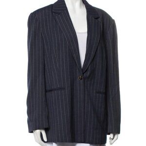 Reformation Pinstriped Menswear Inspired Blazer